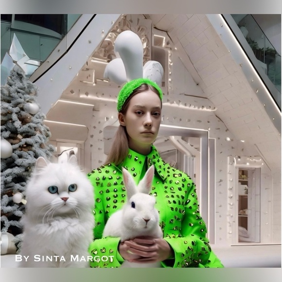 HANDCRAFTED digital art by me NWT print for a wall as decor fashion design idea - Picture 1 of 8